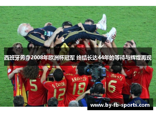 西班牙勇夺2008年欧洲杯冠军 终结长达44年的等待与辉煌再现